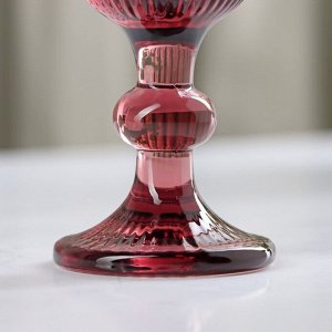Бокал стеклянный для шампанского Magistro «Грани», 150 мл, 8?14,5 см, цвет сиреневый
