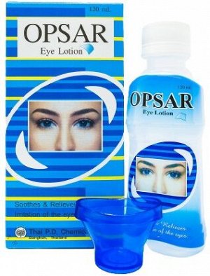 Раствор для глаз очищающий и увлажняющий Opsar