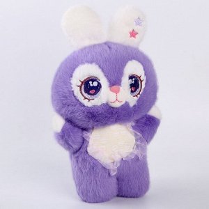 Мягкая игрушка «Заяц», 27 см, цвет фиолетовый