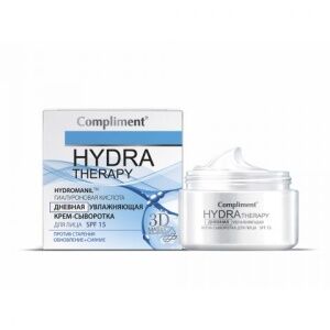 COMPLIMENT HYDRA THERAPY Дневная увлажняющая крем-сыворотка для лица 50 мл