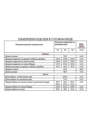 Комплект брюки, свитшот