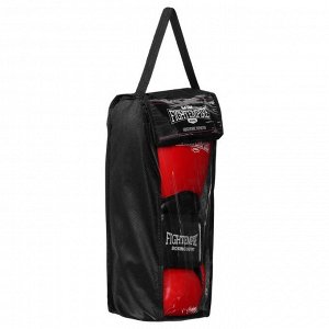 Перчатки боксёрские FIGHT EMPIRE, PRO KING, красно-чёрные, размер 16 oz