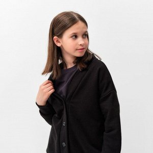 Костюм для девочки (кардиган, брюки) MINAKU, чёрный.