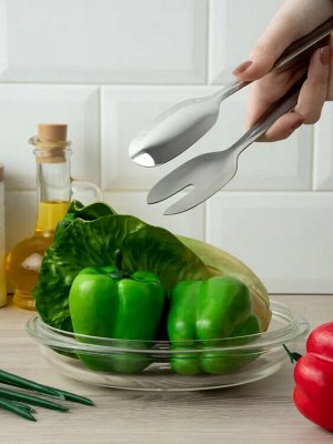 Щипцы для салата 21,0см нержавеющая сталь,