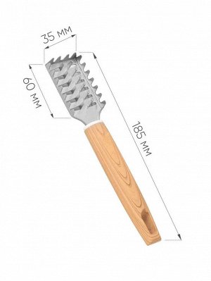 Рыбочистка Рыбочистка [KITCHENTOOL],

Рыбочистка ручная механическая позволяет быстро и легко убрать чешую с рыбы. Даже самые маленькие и тонкие чешуи удаляются без труда в течение нескольких минут. О