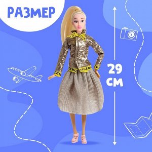 Кукла-модель шарнирная «Элис в Нью-Йорке» с аксессуарами, серия Вокруг света