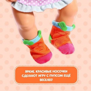 Одежда для пупса «Морковный зайчик», носочки, 2 пары