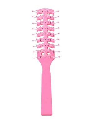 Щётка для укладки волос розовая Рыбья кость Ollin Professional