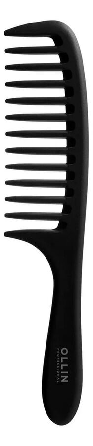 Расческа гребень для волос с крупными зубчиками и рукой прямая Ollin Professional