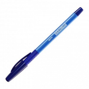 Ручка шариковая Beifa с резиновым держателем, стержень синий, 0.7 мм