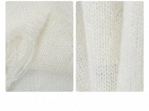 Женский свитер с принтом, с гетрами в комплекте
