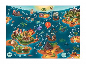 Игра настольная "Карта Сокровищ" Квест по чтению