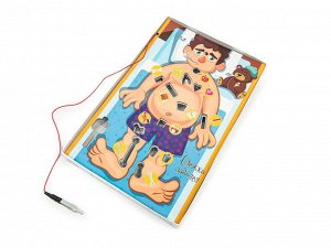 Игра электронная настольная "Олежка заболел"