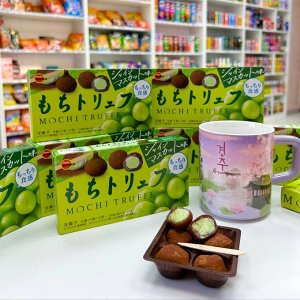 Bourbon Mochi Truffe 87g - Японские моти Бурбон жареный зеленый чай и латте