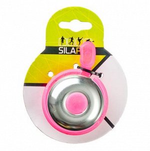 Мегаопт SILAPRO Звонок велосипедный нажимной Панцирь, 4 цвета