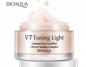 BioAqua V7 Toning Light корректирующая основа под макияж (натуральный розовый)