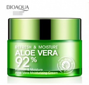 BIOAQUA Крем-гель для лица увлажняющий с соком Aloe Vera 92% ,50 гр