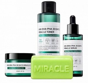 Набор миниатюр ухаживающей косметики для проблемной кожи  AHA-BHA-PHA 30 Days Miracle Starter Kit