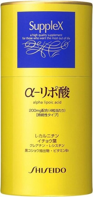 SHISEIDO Supplex Alpha-Lipoic Acid - насыщенная добавка альфа-липоевой кислоты