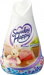 KOBAYASHI Sawaday Happy Linen Softener Освежитель воздуха для комнаты, с элегантным ароматом цветочного кондиционера для белья, 120г.