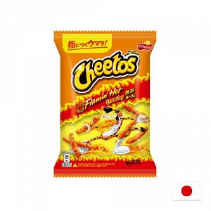 Cheetos Crunchy Flaming Hot 75g - Японские Кранчи Читос. Острые