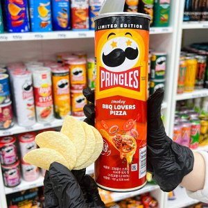 Pringles BBQ Lovers Pizza 102g - Принглс пицца барбекю. Лимитированные