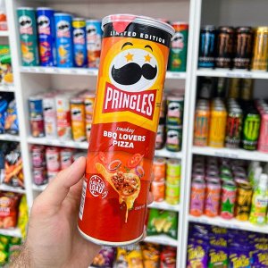 Pringles BBQ Lovers Pizza 102g - Принглс пицца барбекю. Лимитированные