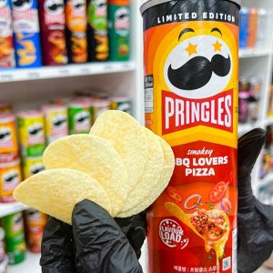 Pringles BBQ Lovers Pizza 102g - Принглс пицца барбекю. Лимитированные