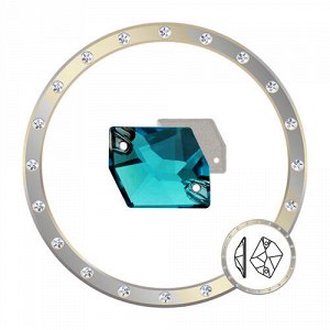 Xulin Стразы пришивные космик Blue Zircon 13x17 мм