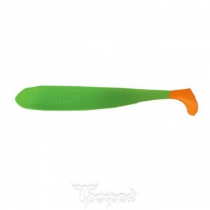 Виброхвост Jumbo 4,95"/12.5 см Lime & Orange 5шт. (HS-7-020) Helios