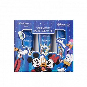 Набор кремов для рук успокаивающий (50мл*3шт) JM SOLUTION LIFE VERA VIOLET HAND CREAM SET DISNEY 100 (50ml*3ea)