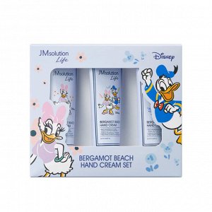 Крем для рук &#171;Бергамот&#187; (Дональд Дак) набор 50мл*3шт JM SOLUTION LIFE DISNEY BERGAMOT BEACH HAND CREAM SET 50ml*3ea