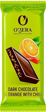 Шоколад O&#039;Zera Dark &amp; Orange with chili 24г /30