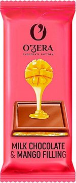 Шоколад O&#039;Zera Milk &amp; Mango filling 24г /30