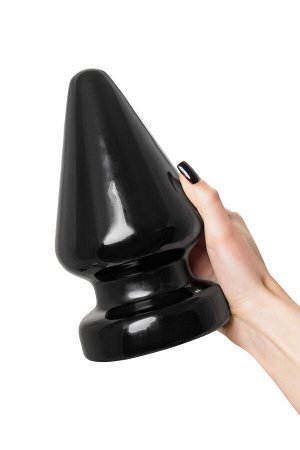 Анальная втулка TOYFA POPO Pleasure Draco ?, PVC, черная, 21 см, ? 11,5 см