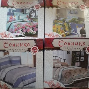 КПБ 2-х сп. ТМ Сонника (2 нав. 50*70) (ассорт.)