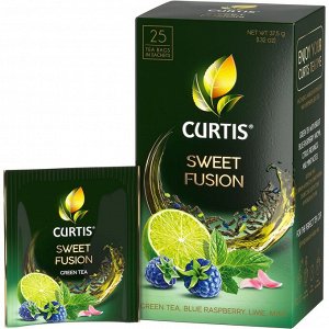 Чай Curtis Sweet Fusion 1.5*25пак (1/12) зеленый сашет 102234