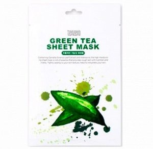 Увлажняющая тканевая маска с Зеленым Чаем, 25 гр.