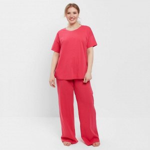 Пижама женская (футболка, брюки) MINAKU: Home collection цвет фуксия