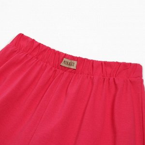 Пижама женская (футболка, брюки) MINAKU: Home collection цвет фуксия