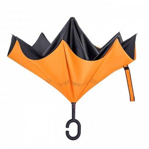 Зонт наоборот Оранжевый