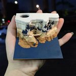 3D Блок бумаги для заметок Замок Хогвартс (Гарри Поттер), 150 листов 90*90 мм