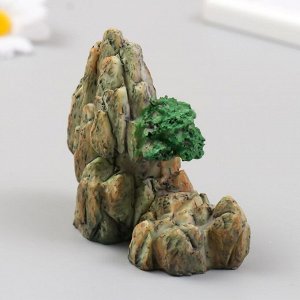 СИМА-ЛЕНД Фигурка для флорариума полистоун &quot;Горный утёс&quot; 9х4,8х8,5 см
