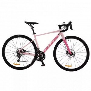 Шоссейный велосипед ALVAS CROSS COMP. 700C колеса. Розовый