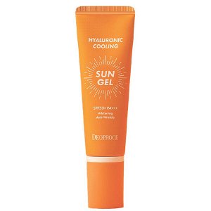 Солнцезащитный гель с гиалуроновой кислотой Deoproce Hyaluronic Cooling Sun Gel SPF 50+/PA+++, 50 г