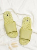 Тапочки с массажным эффектом AMARO HOME Massage Открытый нос (Зелёный) 38-39