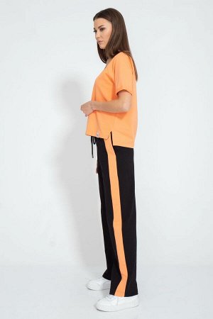 Костюм Костюм Kivviwear 403823063103 морковный 
Сезон: Лето
Рост: 170

Легкий и стильный костюм для летнего сезона, а так же для занятий спортом. Футболка с V-образным вырезом и рукавом реглан подчер
