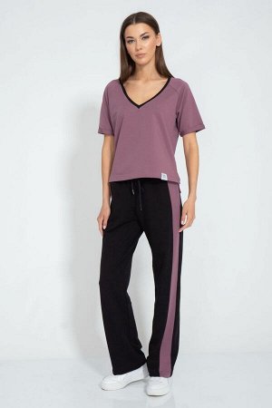 Костюм Костюм Kivviwear 403823063105 пурпурно-серый 
Сезон: Лето
Рост: 170

Легкий и стильный костюм для летнего сезона, а так же для занятий спортом. Футболка с V-образным вырезом и рукавом реглан п