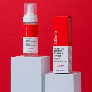 J'sDerma Успокаивающий пузырьковый тонер-эссенция с 2% ниацинамида Acnetrix Bubble Essence Toner