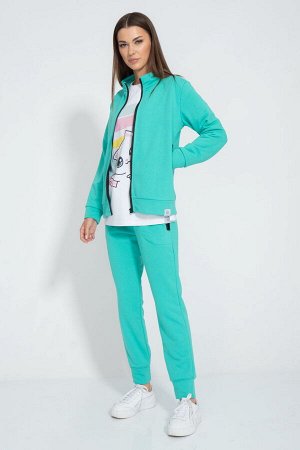 Костюм Костюм Kivviwear 3048305101 бенеттон 
Состав: ПЭ-15%; Хлопок-85%;
Сезон: Осень-Зима
Рост: 170

Спортивный костюм из трехниточного футера высшего качества с карманами на молнии. Костюм состоит 
